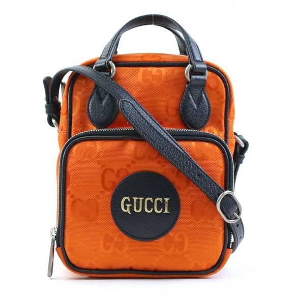 GUCCI shoulder bag OFF THE GRID nylon canvas orange men's 625850 r10341a - Picture 1 of 5